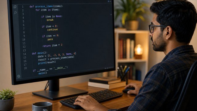 Python jump statements break continue pass return explained with examples