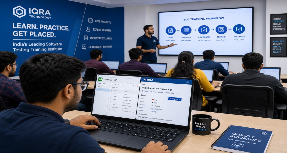 Software testing course in Pondicherry — QA and Selenium training at Asmorix